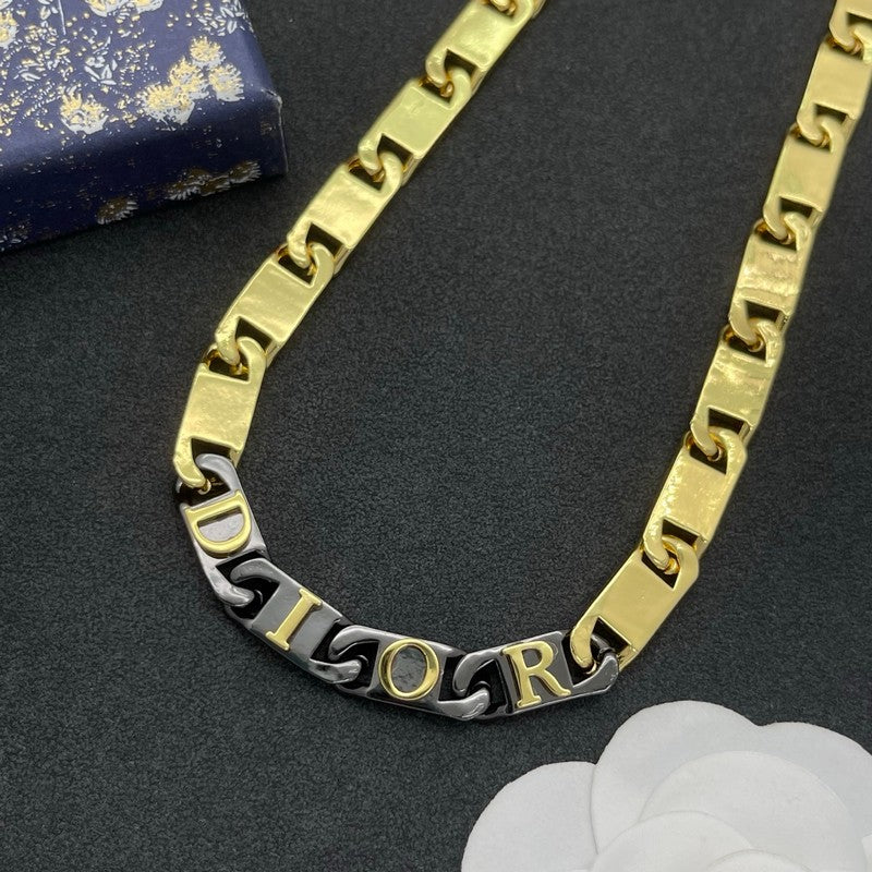 CD Black Gold Chain Necklace