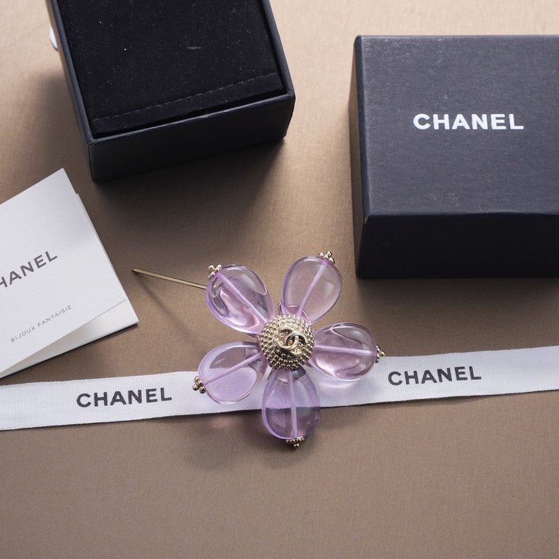 CC Pink & Purple Brooch