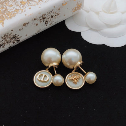 CD Tribales Green Bee Earrings