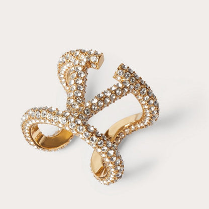 Vlogo Signature Diamond Ring