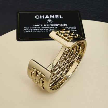 CC Diamond Wide Cuff Bracelet