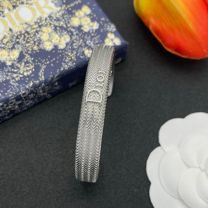 CD Petit Diamond Cuff Bracelet