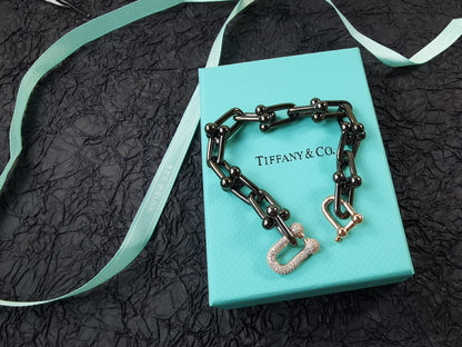 Tiff HardWear Black Titanium Bracelet