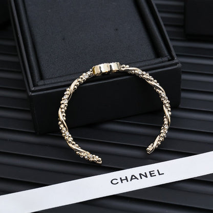 CC Pave Diamond Cuff Bracelet