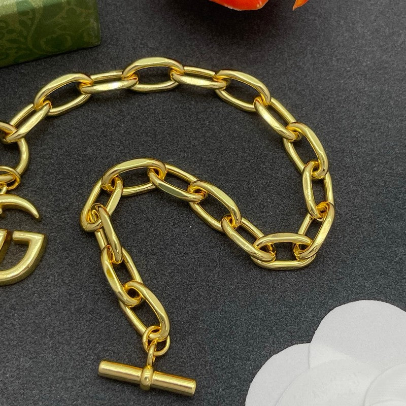 GG Interlocking G Gold Chain Bracelet