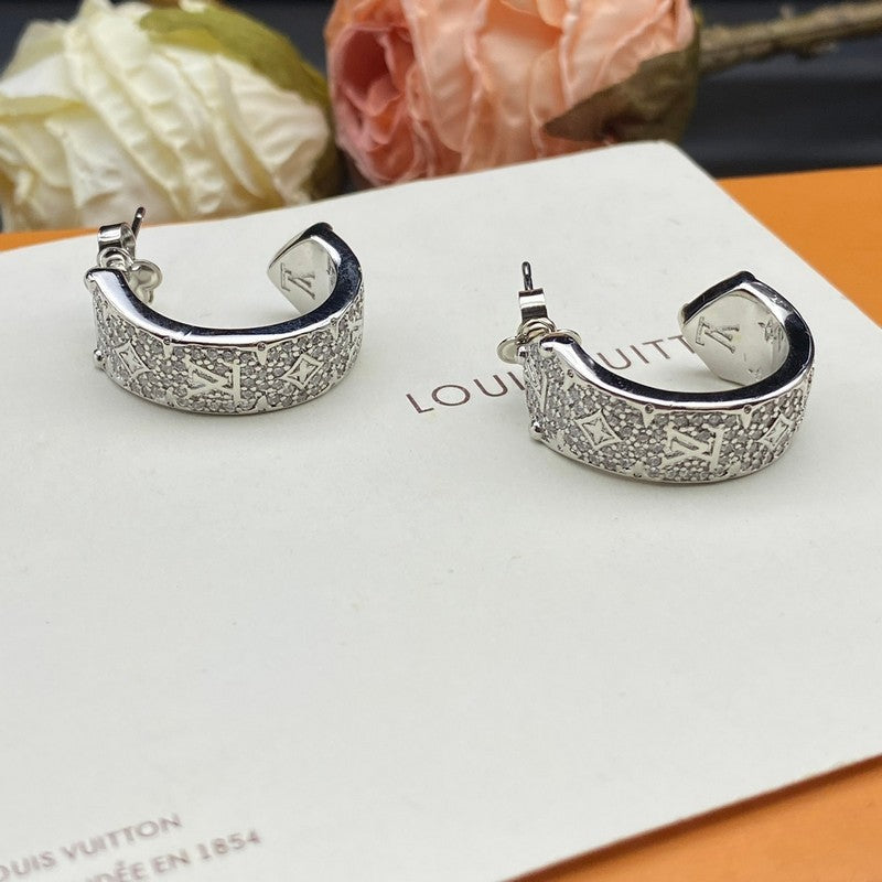 Louis White Gold Diamond Earrings