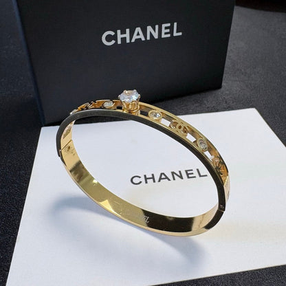 CC Diamond Gold Bracelet