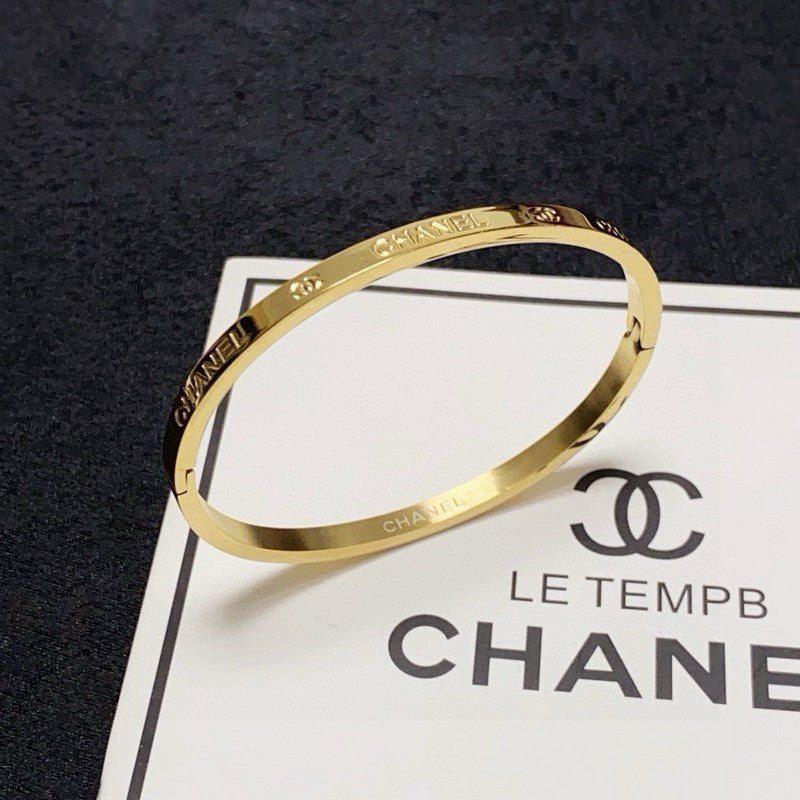 CC Thin Gold Bracelet