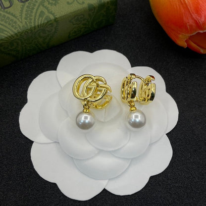 GG Pearl Drop Earrings