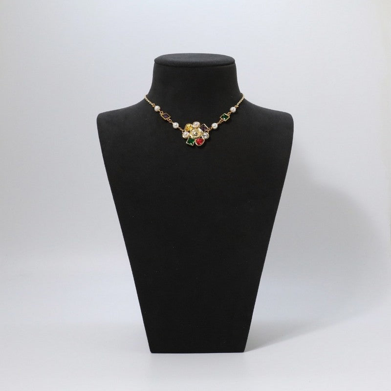 CC Color Crystal Choker Necklace