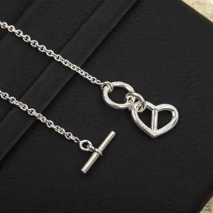 Herm Cache Coeur Amulette Pendant Necklace