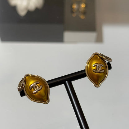 CC 26P Lemon Gold Earrings
