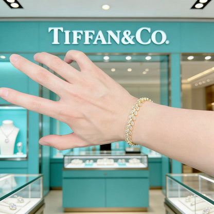 Return to Tiffany Crystal Rose Gold Bracelet
