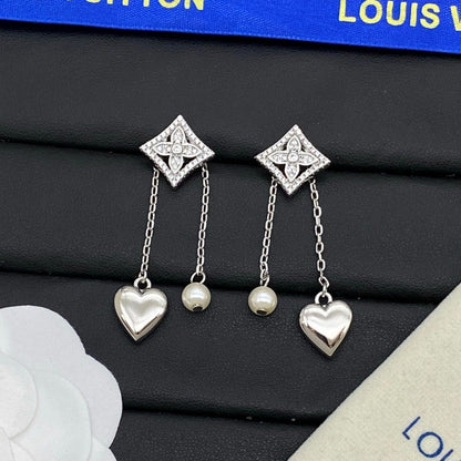 Louis Color Blossom Long Earrings