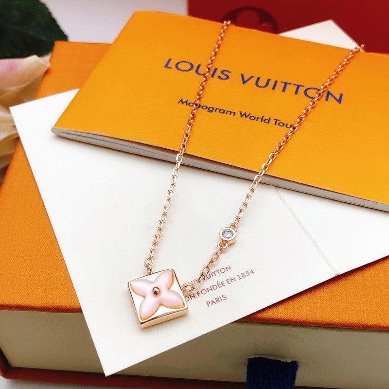 Louis Pink Blossom Necklace