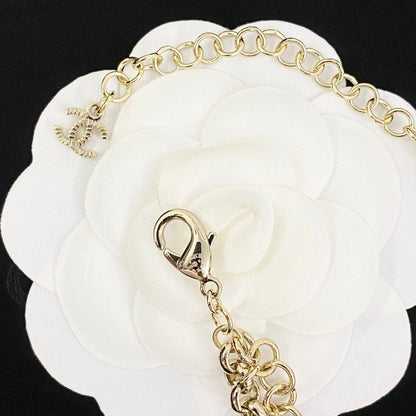 CC Color Beads Pearl Chain Necklace