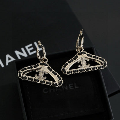 CC Coat Hanger Earrings