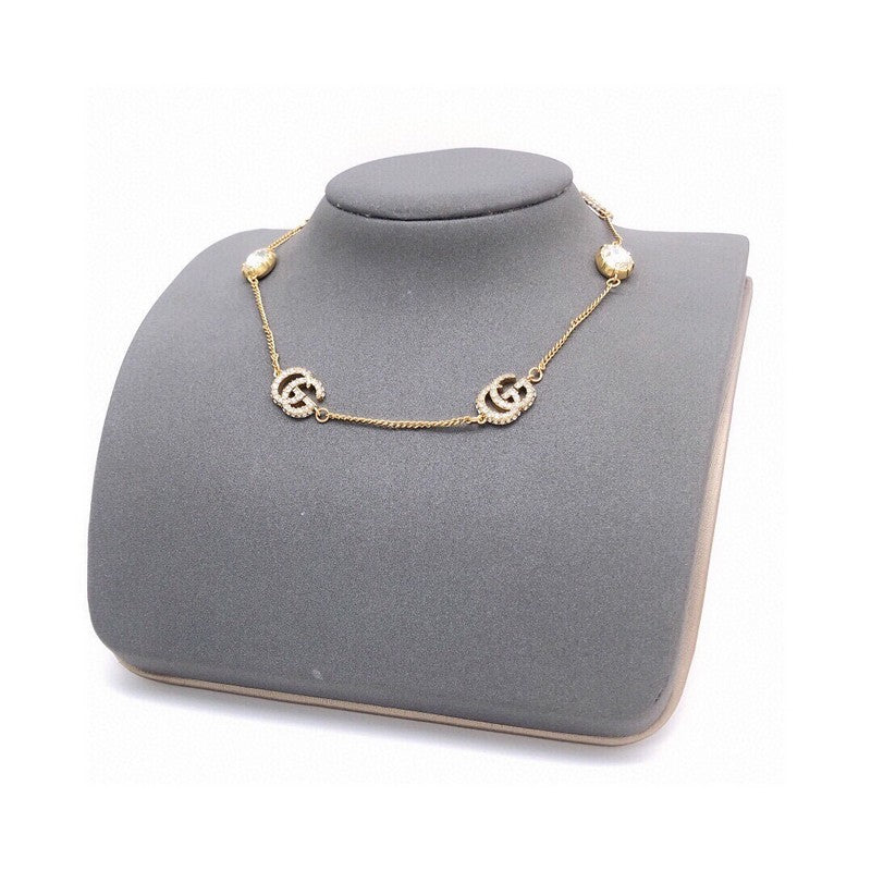 GG Pearl Gold Chain Necklace