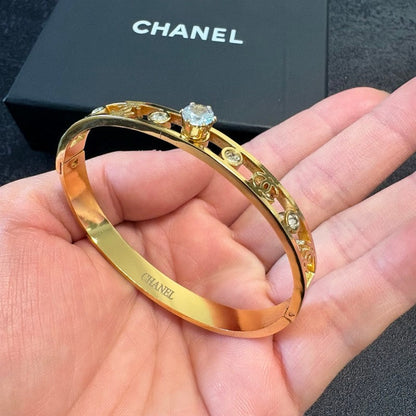 CC Diamond Gold Bracelet