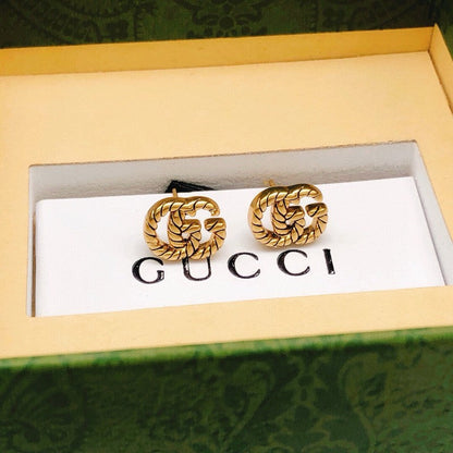 GG Twist Gold Earrings