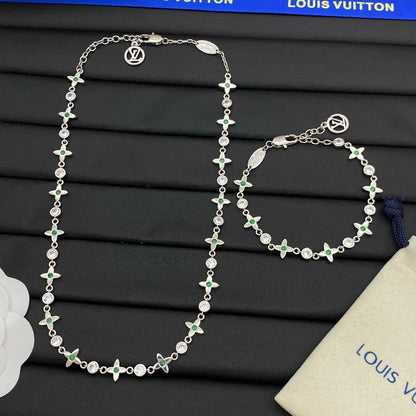 Louis Green Blossom Gold Necklace