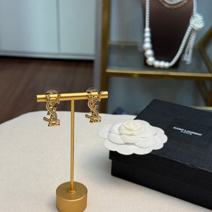 Saint Gold Diamond Earrings