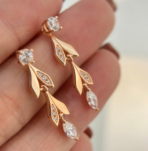 Tiff Victoria Vine Convertible Drop Earrings