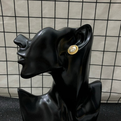 CC Pearl Twist Earrings