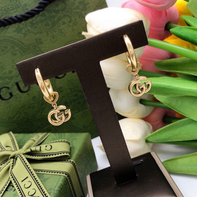 GG Gold Hoop Earrings