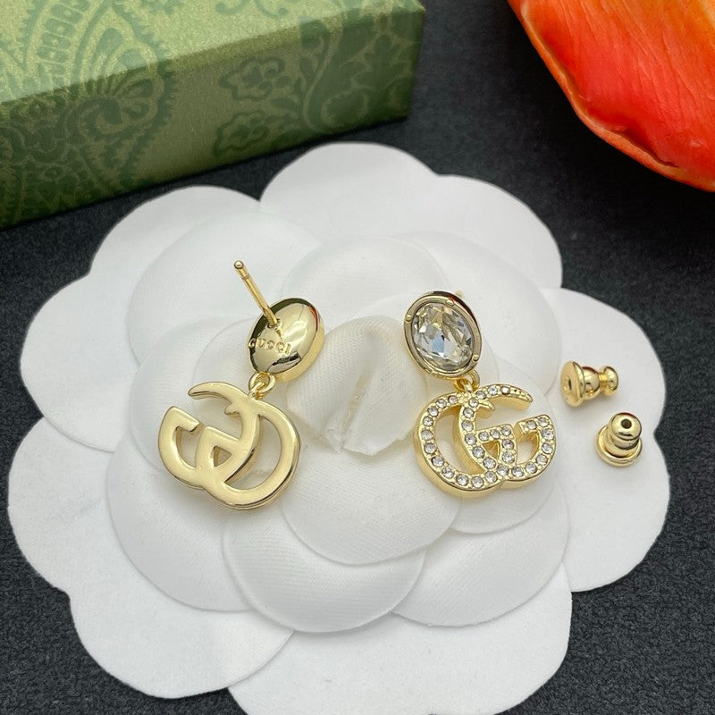 GG Crystal Gold Earrings