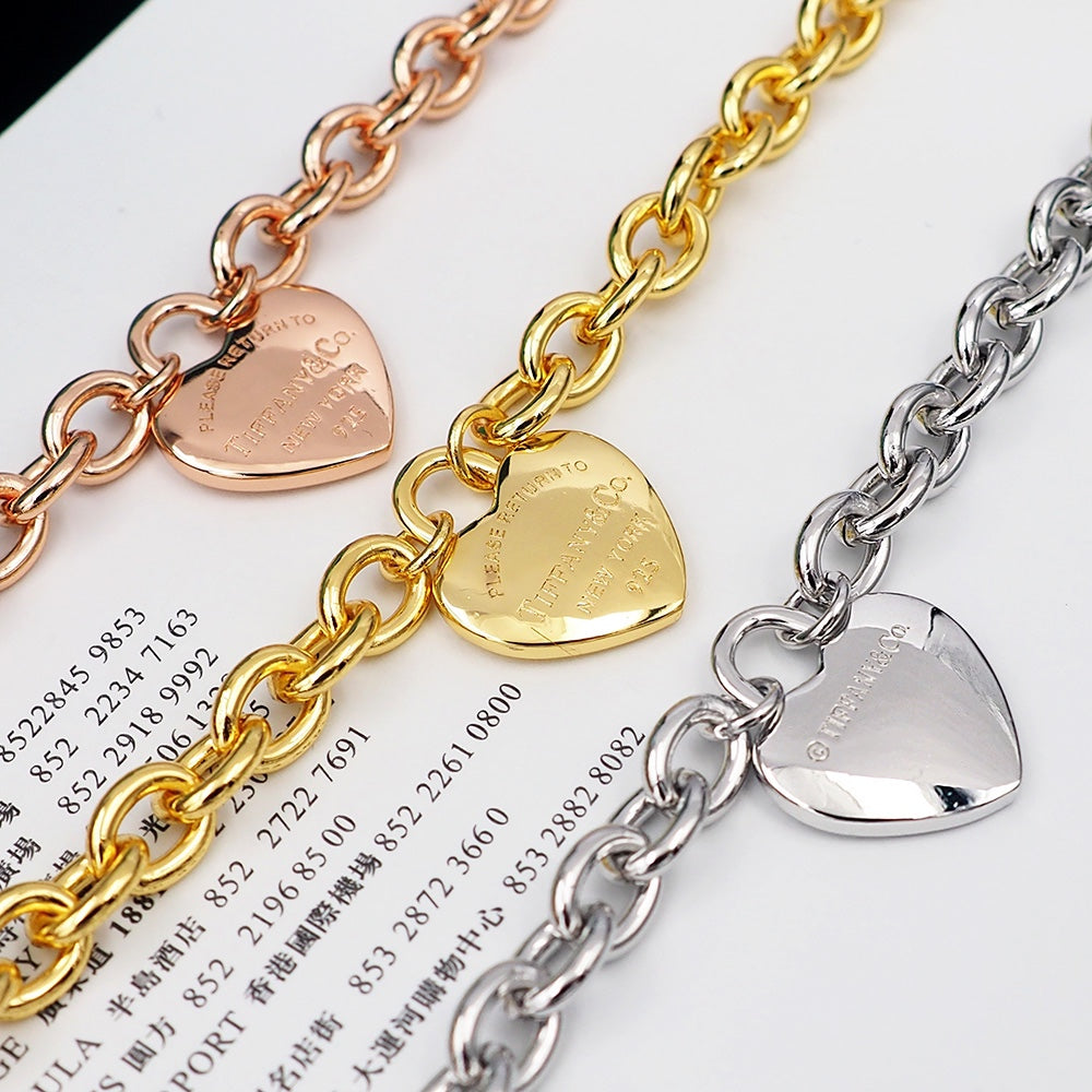 Tiffany Tag Chain Bracelet