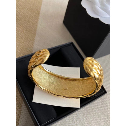 CC 26P Gold Cuff Bracelet