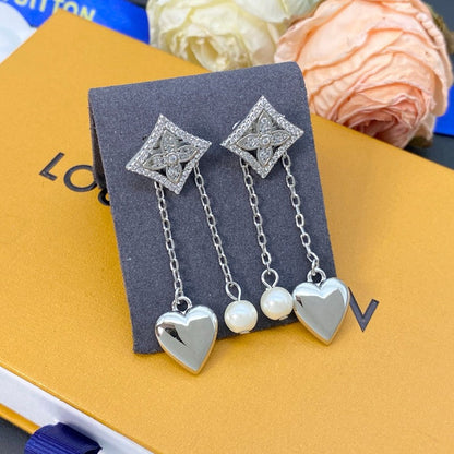 Louis Color Blossom Long Earrings