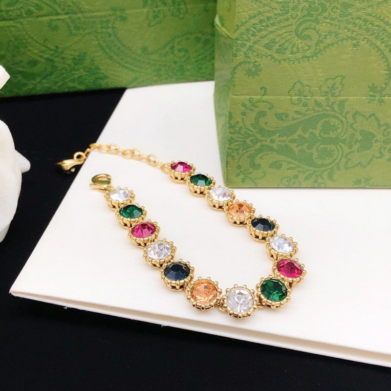 GG Color Crystal Tiger Bracelet