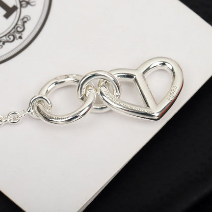 Herm Cache Coeur Amulette Pendant Necklace