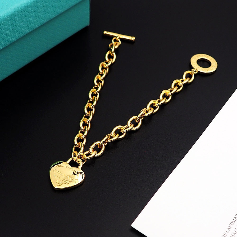 Tiffany Tag Chain Bracelet