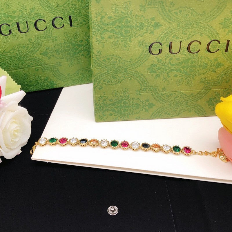 GG Color Crystal Tiger Bracelet