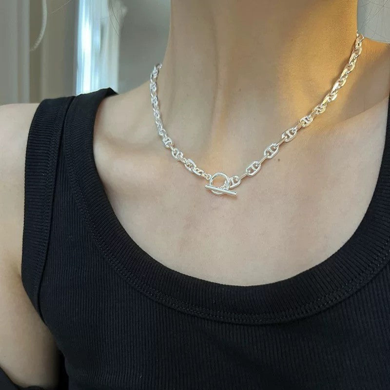 Herm Cache Coeur Chain Gold Necklace
