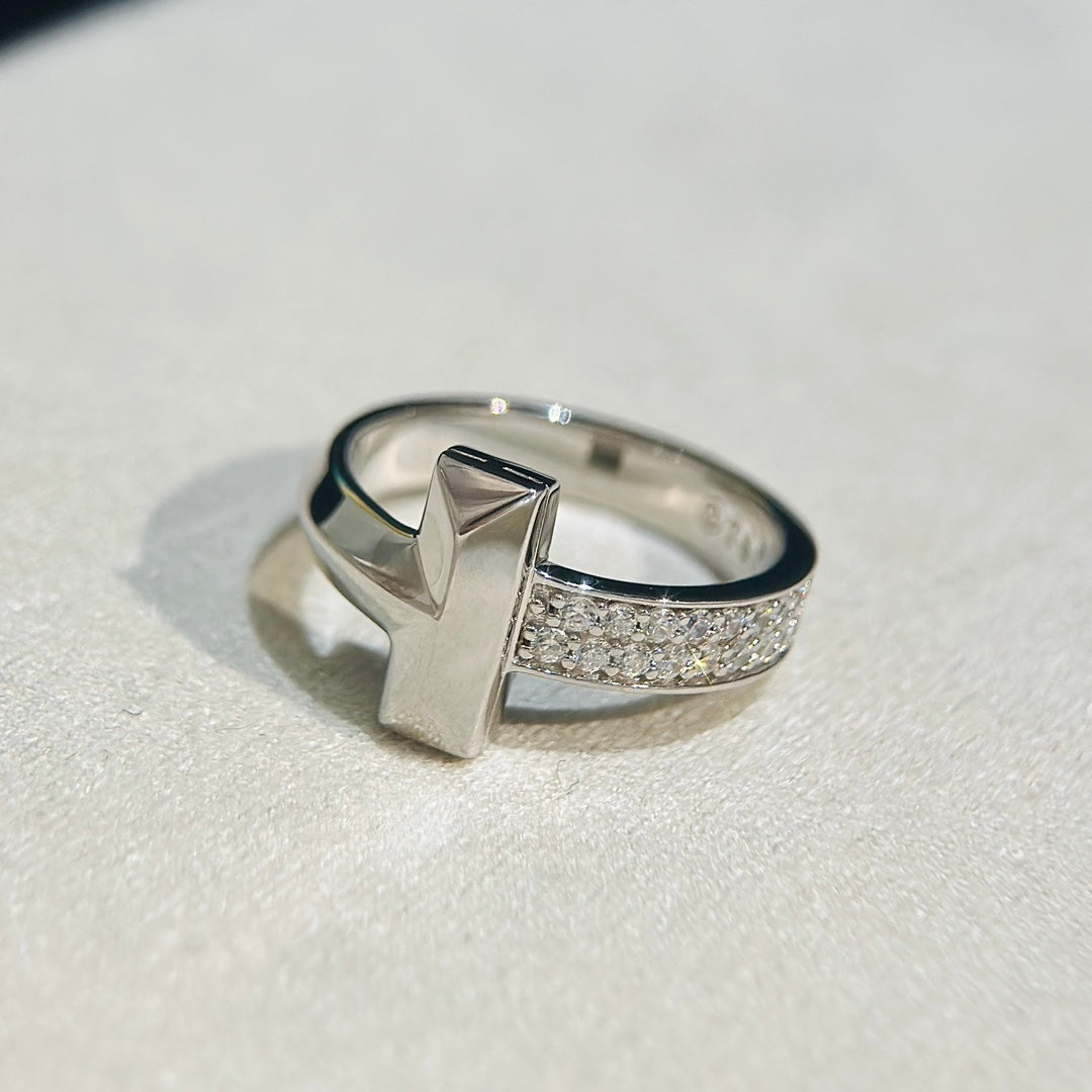 Tiff Narrow Pave Ring
