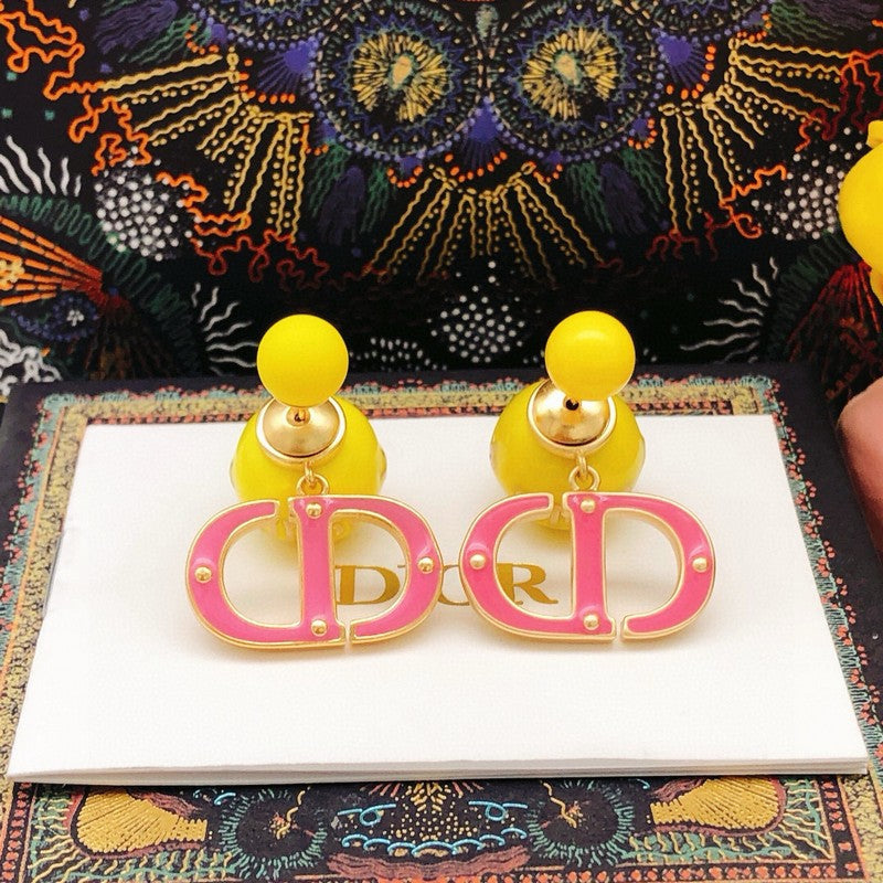 CD Tribales Pink Earrings