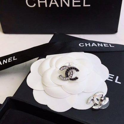 CC Black Gold Diamond Earrings