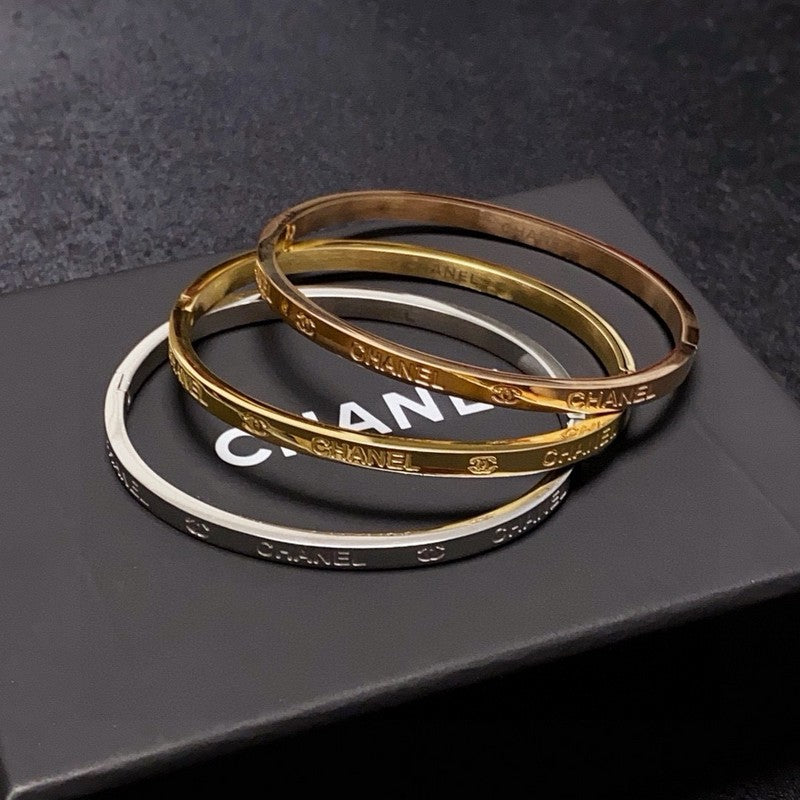 CC Thin Gold Bracelet