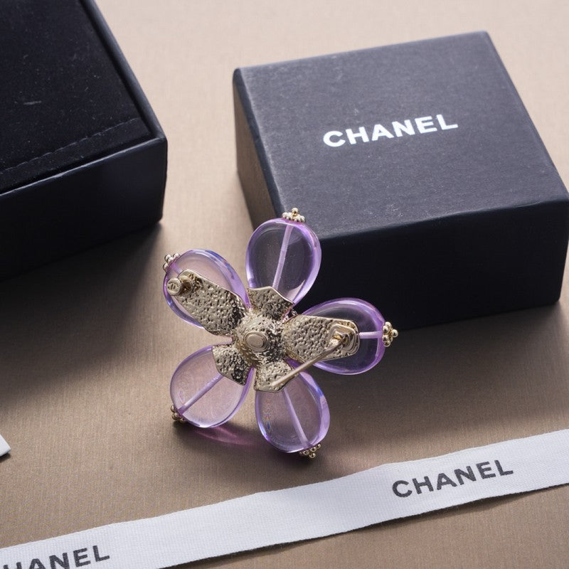 CC Pink & Purple Brooch