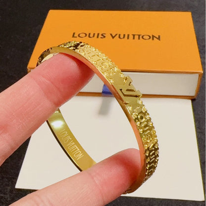 Louis Vintage Monogram Gold Bracelet