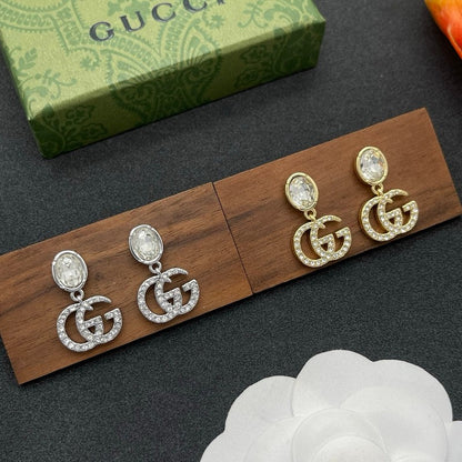 GG Crystal Gold Earrings