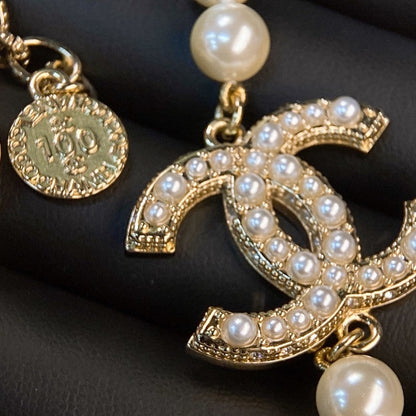 CC 100th Anniversary Fuax Pearl Necklace