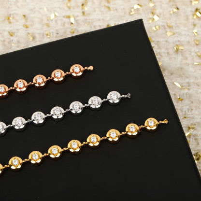 CC NO.5 Diamond Gold Bracelet