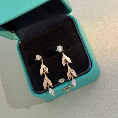 Tiff Victoria Vine Convertible Drop Earrings