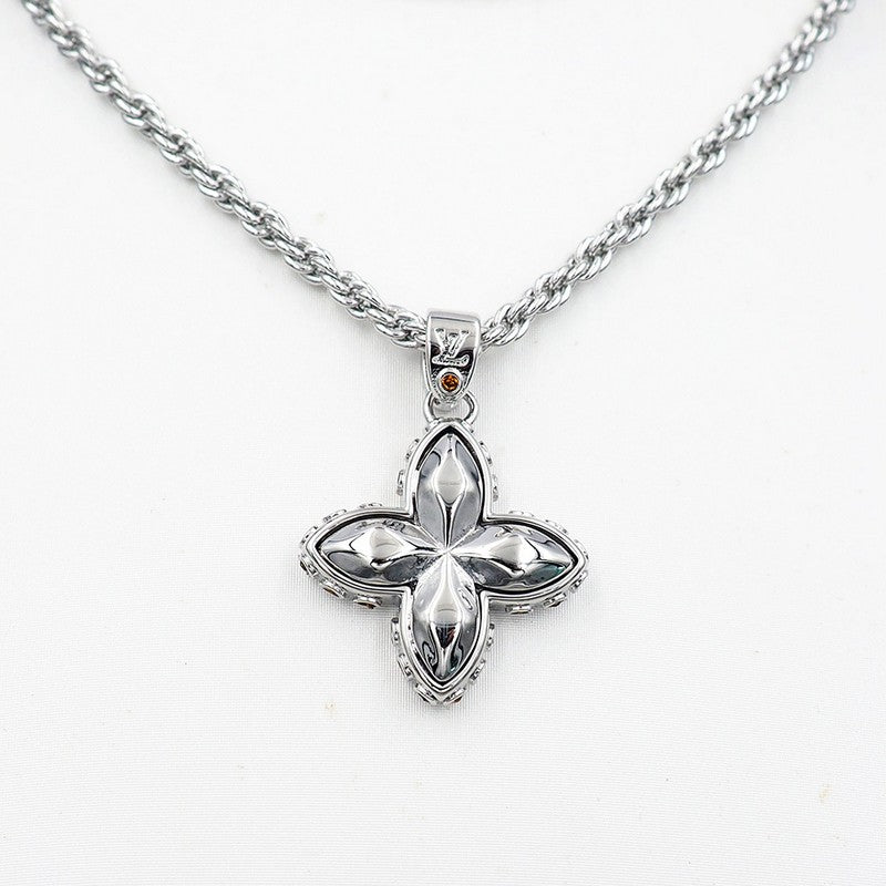 Louis Flower Studs Necklace